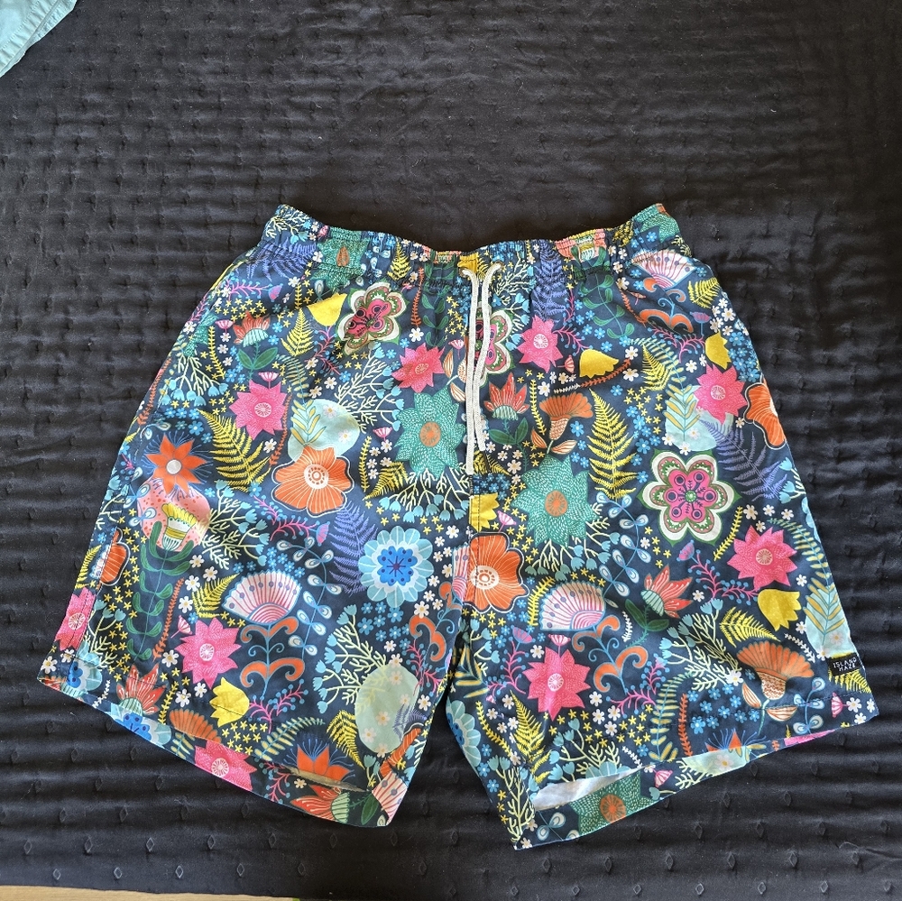 Floral Men's Swim Bottoms